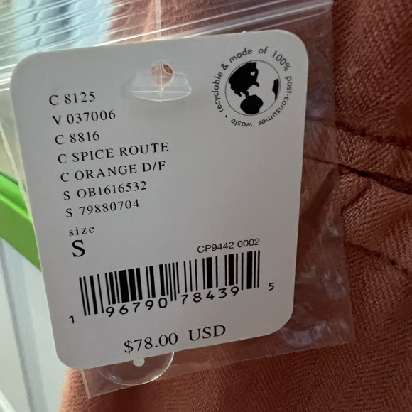 🆕FREE PEOPLE Topanga Cuff Shorts-Spice Route color - Picture 12 of 13